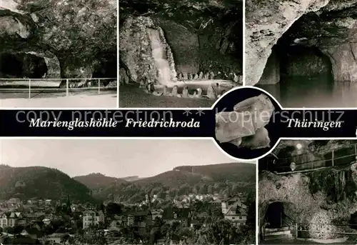 AK / Ansichtskarte Friedrichroda Marienglashoehle Kristallgrotte Hoehlensee Kat. Friedrichroda