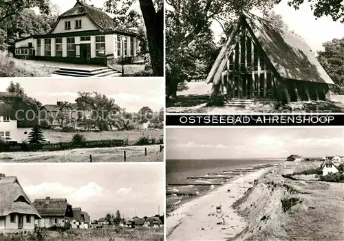 AK / Ansichtskarte Ahrenshoop Ostseebad Teilansichten Kirche Strand Kueste Kat. Ahrenshoop