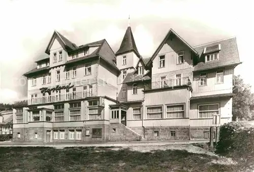 AK / Ansichtskarte Schierke Harz Erholungsheim Harzland Kat. Schierke Brocken