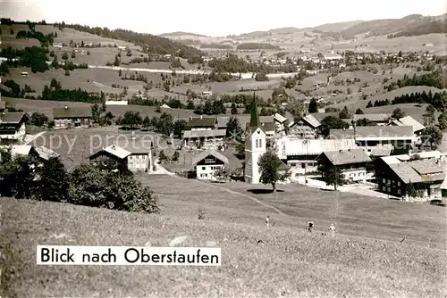 AK / Ansichtskarte Oberstaufen Panorama Kat. Oberstaufen