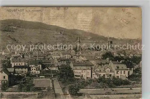 AK / Ansichtskarte Neustadt Haardt Blick ueber die Stadt Kat. Neustadt an der Weinstr.