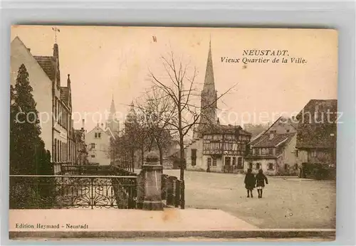 AK / Ansichtskarte Neustadt Weinstrasse Vieux Quartier de la Ville Kat. Neustadt an der Weinstr.