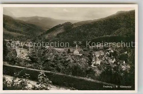 AK / Ansichtskarte Guenterstal Freiburg Panorama Schwarzwald Kat. Freiburg im Breisgau