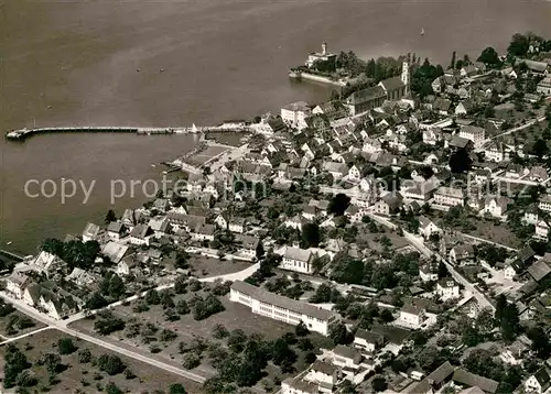 AK / Ansichtskarte Langenargen Bodensee Fliegeraufnahme Kat. Langenargen