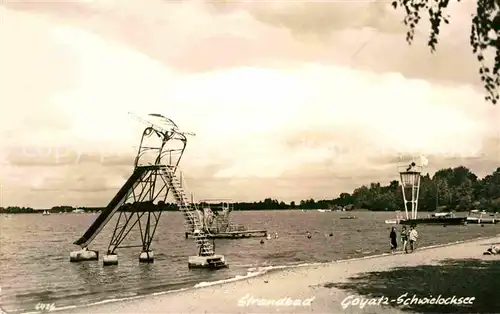 AK / Ansichtskarte Goyatz Schwielocksee Strandbad  Kat. Schwielochsee