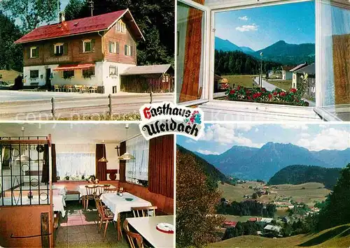 AK / Ansichtskarte Tiefenbach Oberstdorf Gasthaus Weidach  Kat. Oberstdorf