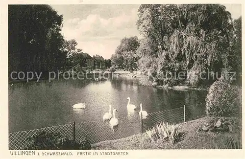 AK / Ansichtskarte Villingen Schwenningen Stadtgarten Kat. Villingen Schwenningen