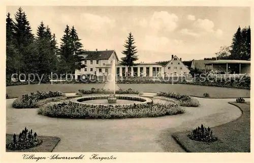 AK / Ansichtskarte Villingen Schwenningen Kurgarten Kat. Villingen Schwenningen