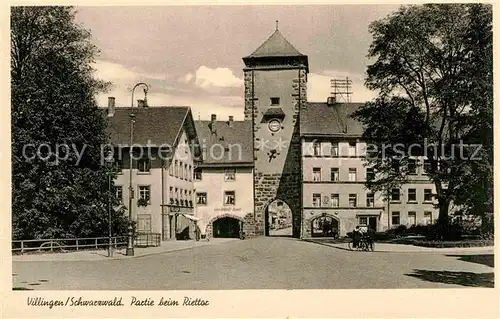 AK / Ansichtskarte Villingen Schwenningen Riettor Kat. Villingen Schwenningen