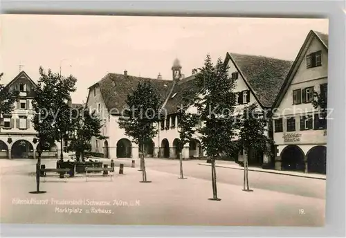 AK / Ansichtskarte Freudenstadt Marktplatz Rathaus Kat. Freudenstadt