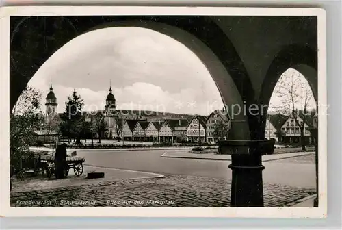 AK / Ansichtskarte Freudenstadt Marktplatz Kat. Freudenstadt