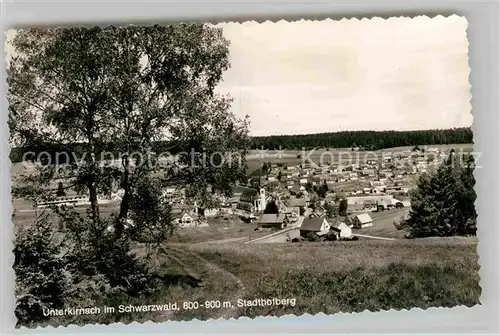 AK / Ansichtskarte Unterkirnach Stadthofberg Kat. Unterkirnach