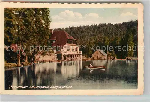 AK / Ansichtskarte Freudenstadt Langenwaldsee Kat. Freudenstadt