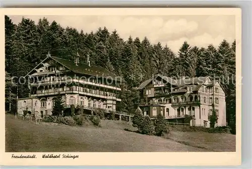 AK / Ansichtskarte Freudenstadt Waldhotel Stockinger Kat. Freudenstadt