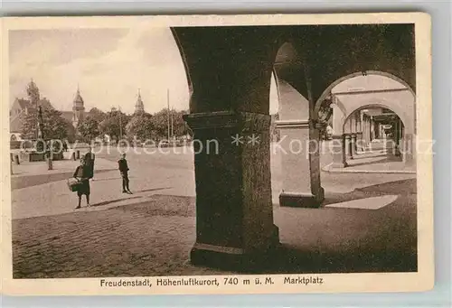 AK / Ansichtskarte Freudenstadt Marktplatz Kat. Freudenstadt