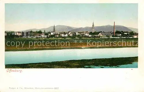 AK / Ansichtskarte Offenburg Blick ueber den Fluss zur Stadt Schwarzwald Kat. Offenburg