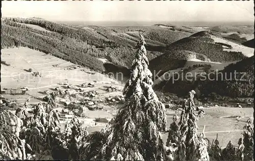 AK / Ansichtskarte Willingen Sauerland Panorama Blick vom Ettelsberg Kat. Willingen (Upland)