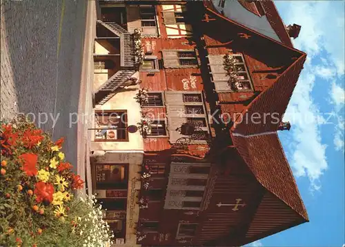 AK / Ansichtskarte Dornbirn Vorarlberg Rotes Haus Gaststaette  Kat. Dornbirn