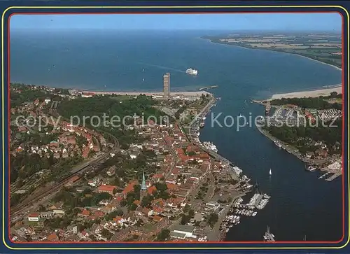 AK / Ansichtskarte Travemuende Ostseebad Luebecker Bucht Fliegeraufnahme Kat. Luebeck