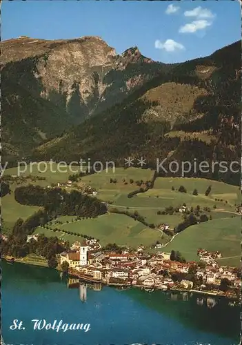 AK / Ansichtskarte St Wolfgang Salzkammergut Fliegeraufnahme Kat. St. Wolfgang im Salzkammergut