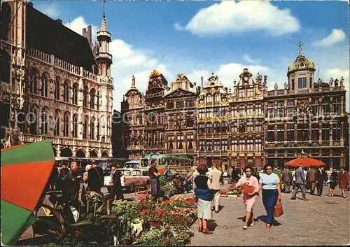 AK / Ansichtskarte Bruxelles Bruessel Grosser Markt  Kat. 