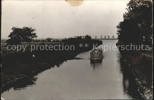 AK / Ansichtskarte Mikolajki Ostpreussen Na szlaku Gizycko Kanal Motorboot Kat. 