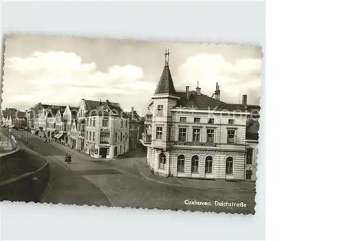 AK / Ansichtskarte Cuxhaven Nordseebad Deichstrasse Kat. Cuxhaven