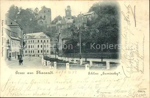 AK / Ansichtskarte Tharandt Schloss Suminski Ruine Kat. Tharandt