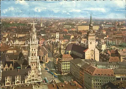 AK / Ansichtskarte Muenchen Rathaus Sankt Peter  Kat. Muenchen