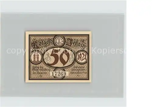 AK / Ansichtskarte Jessnitz Anhalt 25 Pfennig Notgeld Rathaus Kat. Jessnitz Anhalt