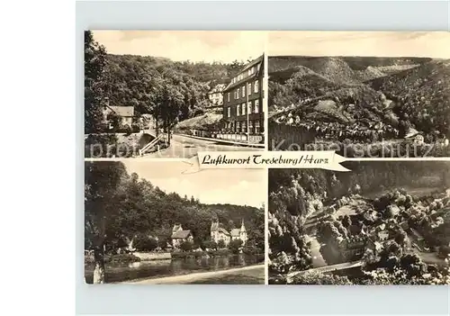 AK / Ansichtskarte Treseburg Harz Teilansichten Luftkurort Kat. Treseburg