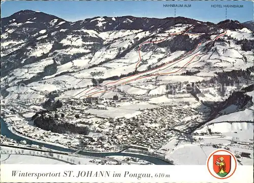 AK / Ansichtskarte St Johann Pongau Wintersportort Skilifte Alpen Kat. 