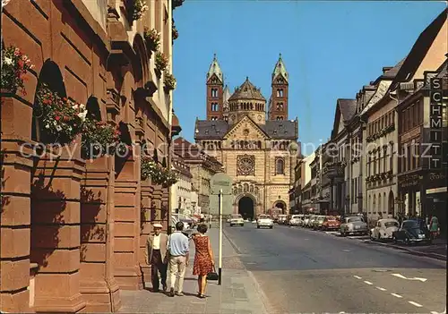 AK / Ansichtskarte Speyer Rhein Maximilianstrasse und Dom Kat. Speyer