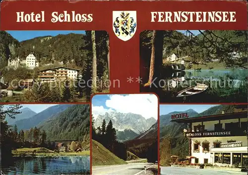 AK / Ansichtskarte Nassereith Hotel Schloss Fernsteinsee am Fernpass Alpenpanorama Kat. Nassereith