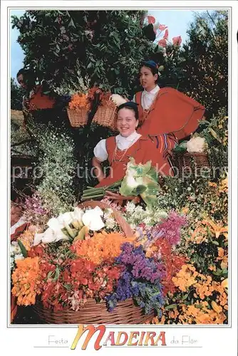 AK / Ansichtskarte Madeira Festa da Flor Blumenfest Trachten Kat. Portugal