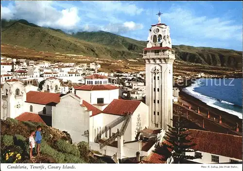 AK / Ansichtskarte Candelaria Ortsansicht mit Kirche Kueste