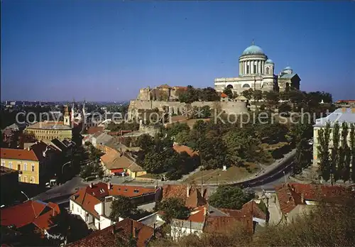 AK / Ansichtskarte Esztergom Stadtbild mit Basilika Kat. Esztergom