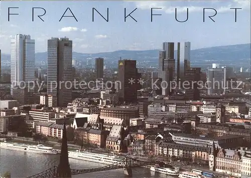 AK / Ansichtskarte Frankfurt Main Teilansicht Kat. Frankfurt am Main