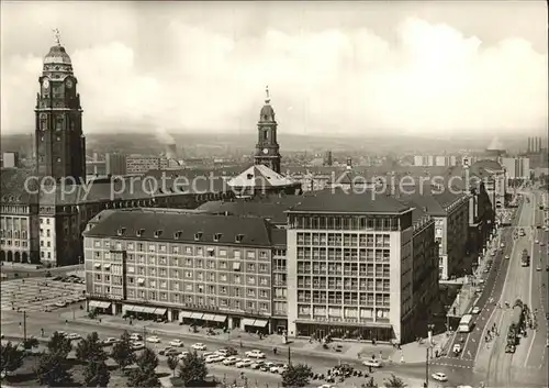 AK / Ansichtskarte Dresden Ernst Thaelmann Strasse Ecke Ring Kat. Dresden Elbe