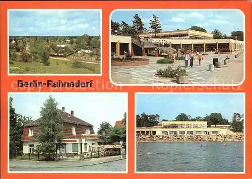 AK / Ansichtskarte Rahnsdorf Berlin Teilansicht Strandbad Mueggel Cafe Kat. Berlin