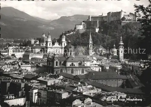 AK / Ansichtskarte Salzburg Oesterreich Blick vom Moenchsberg Kat. Salzburg