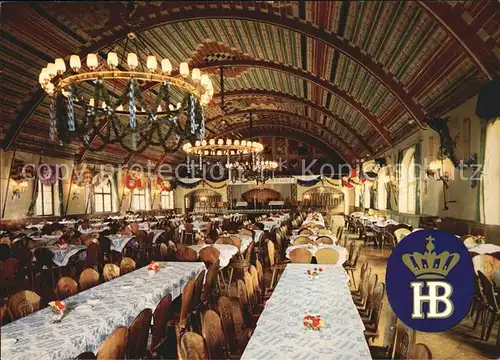 AK / Ansichtskarte Muenchen Hofbraeuhaus Festsaal Kat. Muenchen