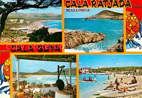 AK / Ansichtskarte Cala Ratjada Mallorca Cala Guya Strand Kat. Spanien