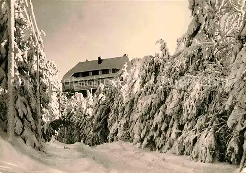 AK / Ansichtskarte Zittau Die Hochwaldbaude im Zittauer Gebirge Kat. Zittau