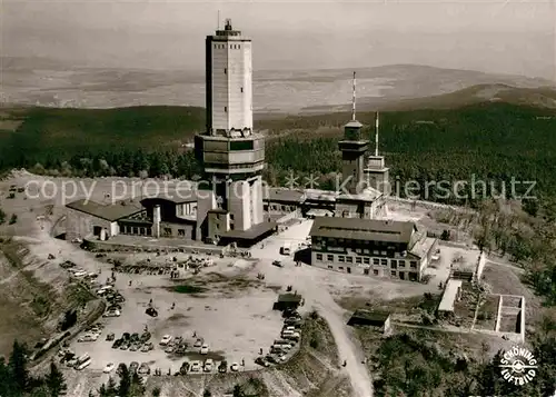 AK / Ansichtskarte Grosser Feldberg Taunus Aussichtsturm Fernsehturm Fliegeraufnahme Kat. Schmitten