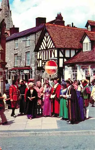 AK / Ansichtskarte Ruthin Mediaeval Day Welsh National Costumes Kat. Denbighshire