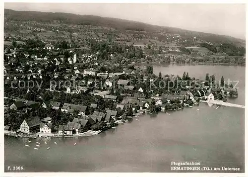 AK / Ansichtskarte Ermatingen Fliegeraufnahme am Untersee Kat. Ermatingen