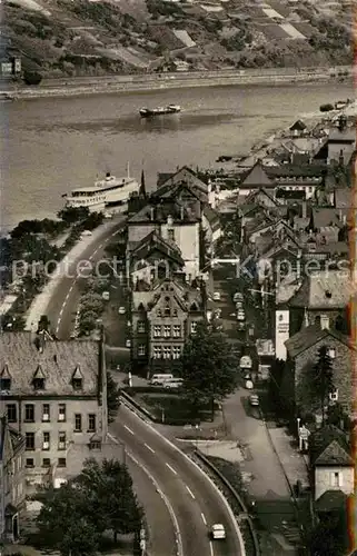 AK / Ansichtskarte St Goar Schiff Teilansicht Kat. Sankt Goar