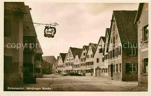 AK / Ansichtskarte Dinkelsbuehl Noerdinger Strasse Kat. Dinkelsbuehl