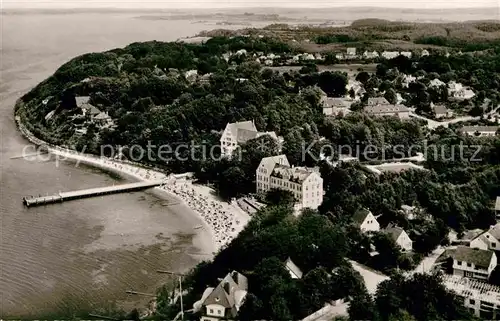 AK / Ansichtskarte Gluecksburg Ostseebad Fliegeraufnahme Kat. Gluecksburg (Ostsee)